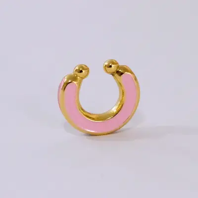 Earcuff rosado - miniatura 1