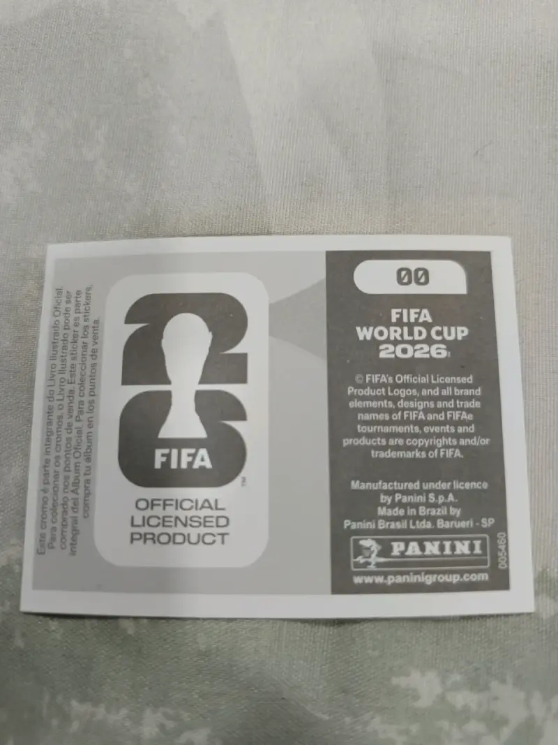 Lámina holográfica Panini fútbol - 2