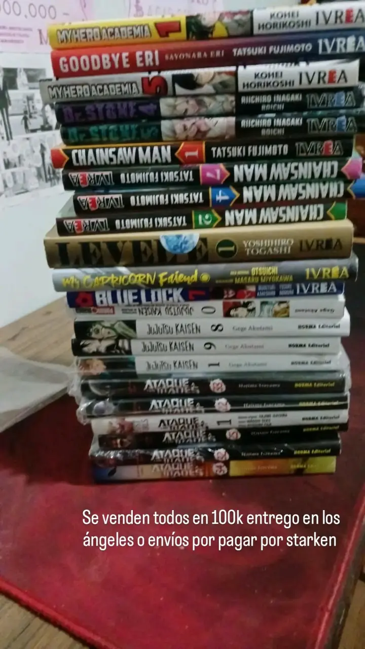 Lote mangas variados