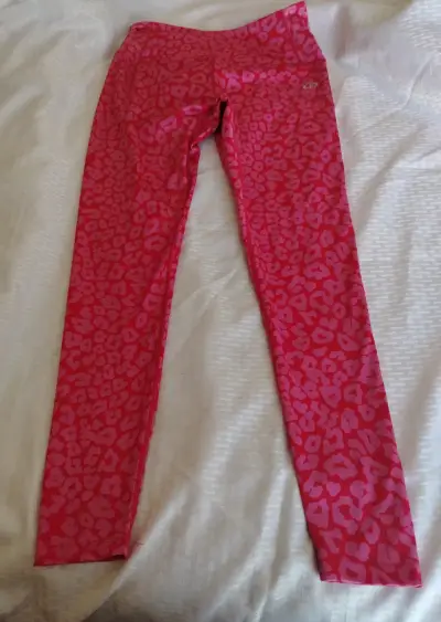 Leggings estampado leopardo rosado - miniatura 1
