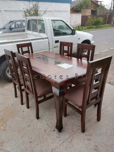Juego de comedor de madera - miniatura 4