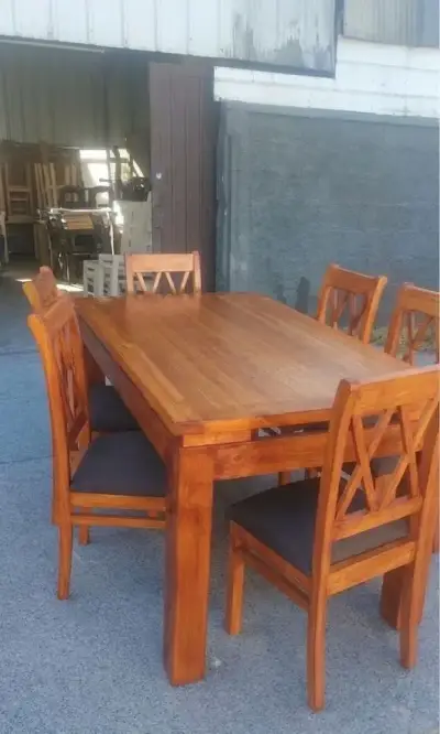 Juego de comedor de madera - miniatura 6