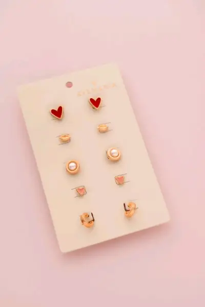 Set de aretes variados Ave Maria - miniatura 1