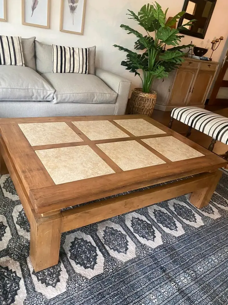 Mesa de centro de madera - 2