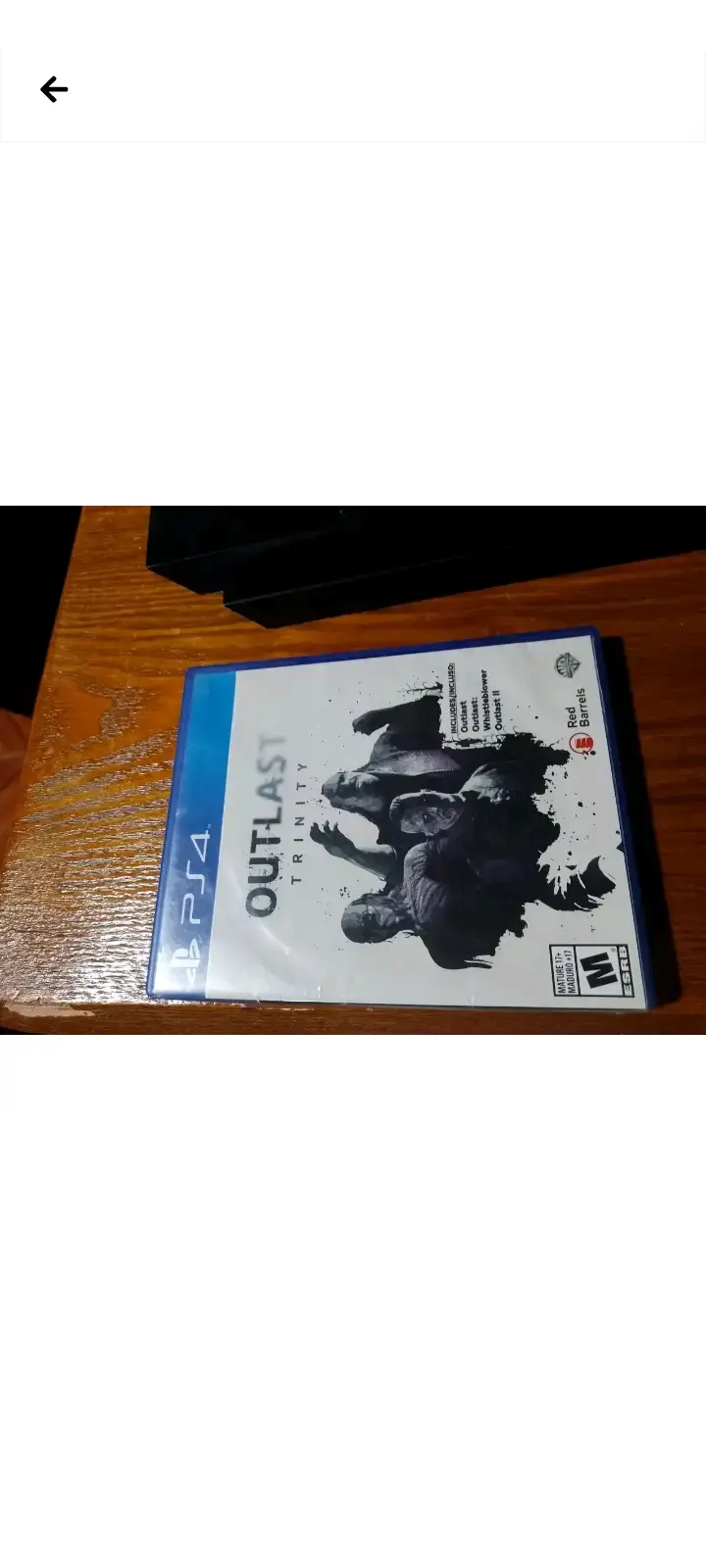 Juego PS4 Outlast Trinity