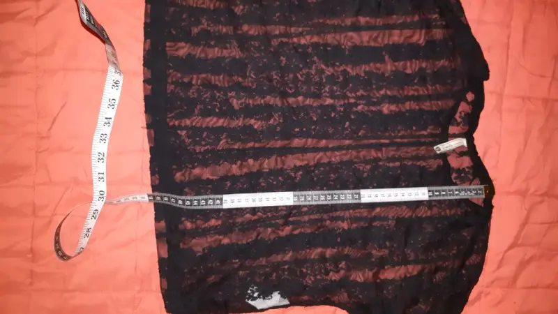 Blusa encaje negra semitransparente - 3