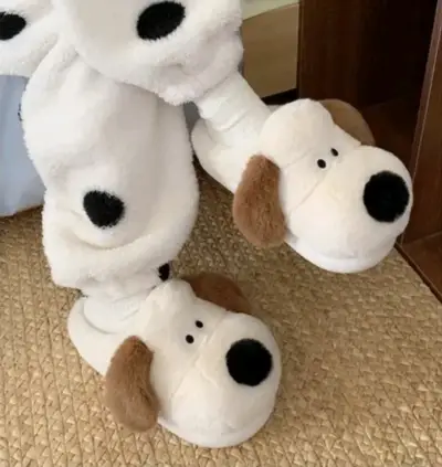 Pantuflas peluche perro 37, 38 y 39 - miniatura 2