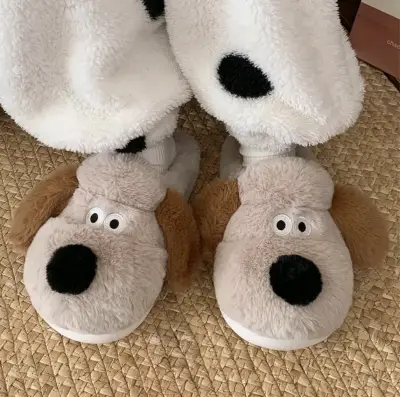 Pantuflas peluche perro 37, 38 y 39 - miniatura 3