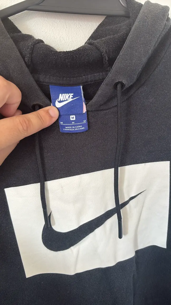 Polerón negro Nike oversibe - 2