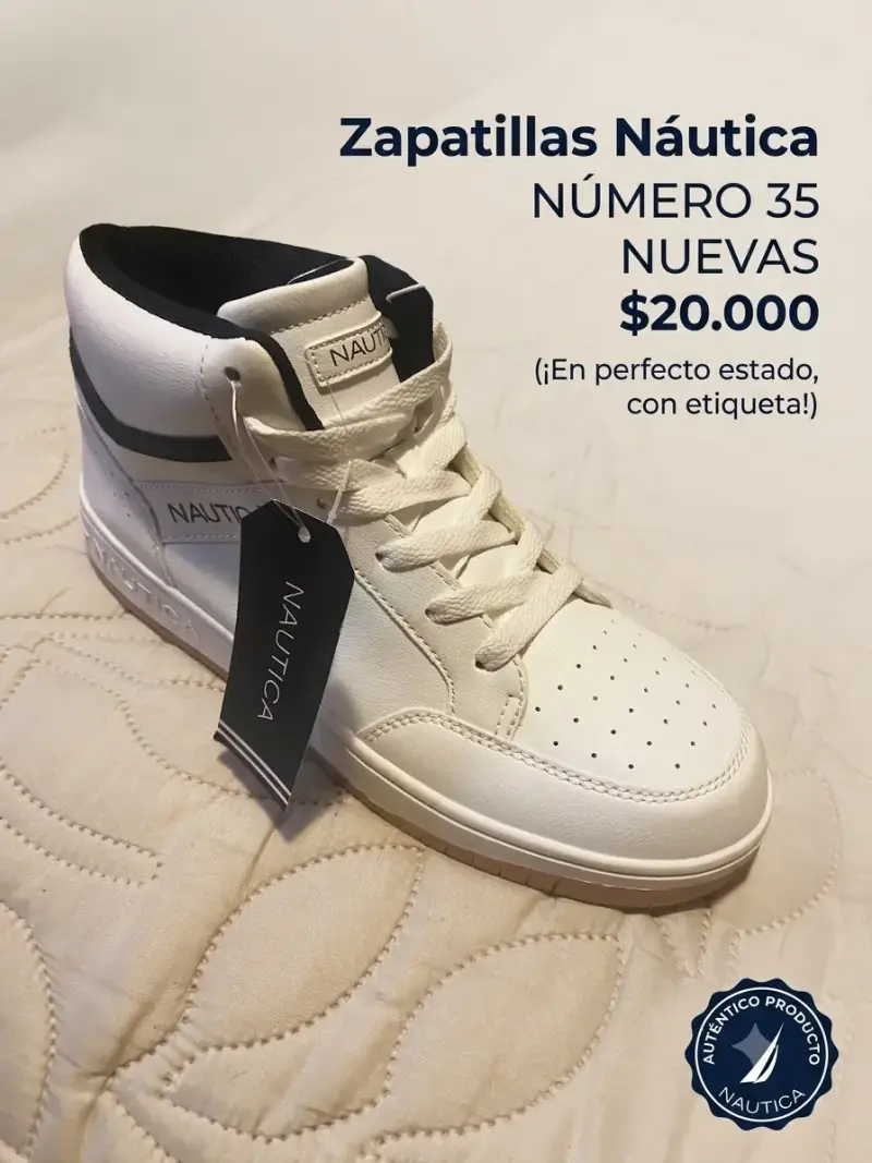 Zapatillas Náutica blancas nuevas