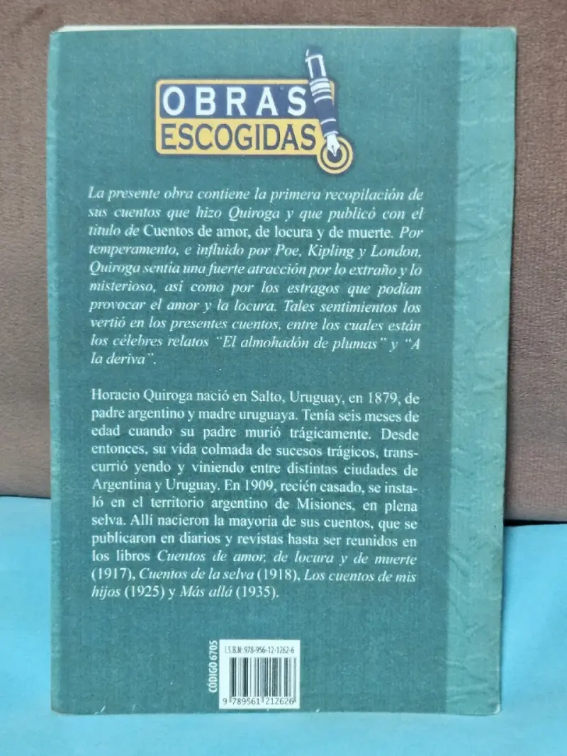 Libro Cuentos de amor, locura y muerte - 2