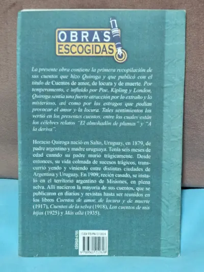 Libro Cuentos de amor, locura y muerte - miniatura 2