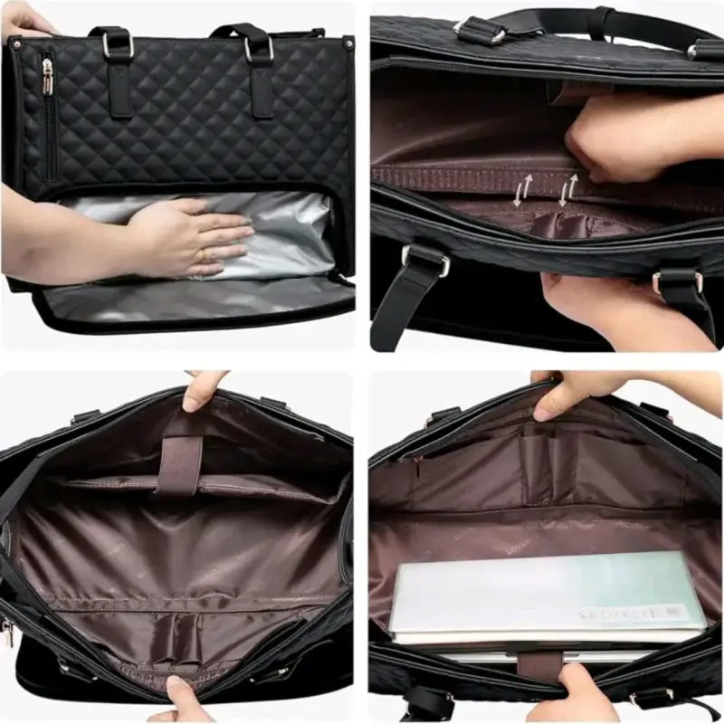 Bolso térmico negro elegante - 5