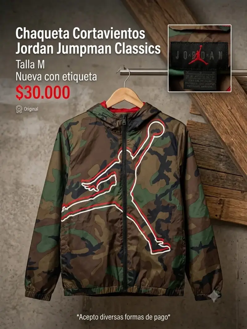 Chaqueta cortavientos Jordan Jumpman