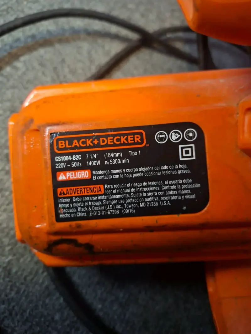 Sierra circular Black+Decker - 3