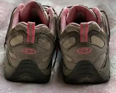 Zapatillas trekking vintage café y rosado talla 36 - 4