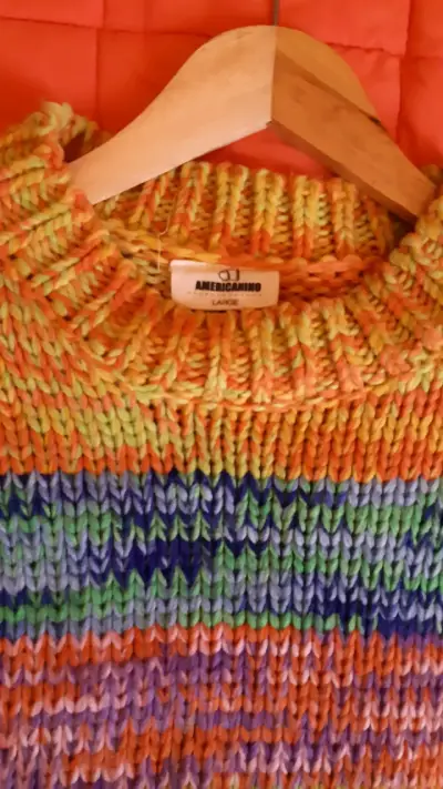 Suéter multicolor de lana - miniatura 2