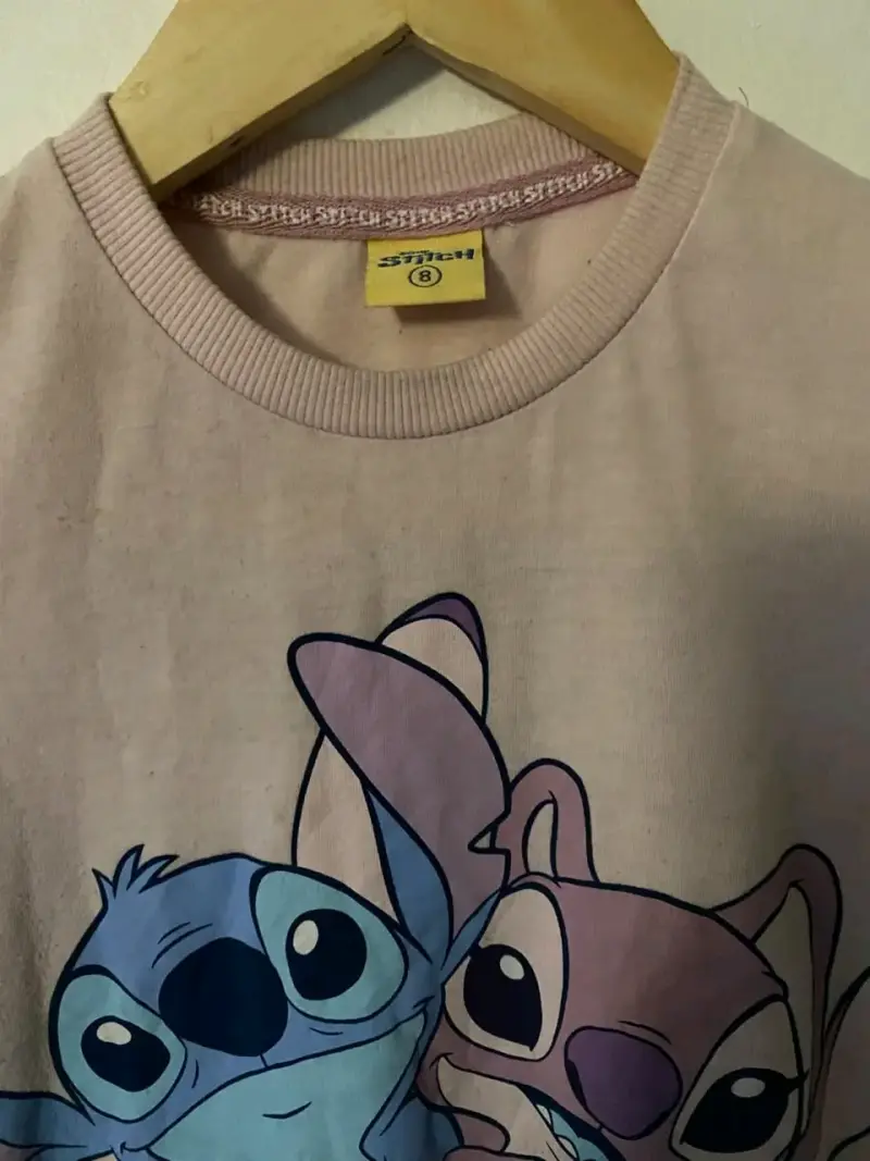 Polera y shorts infantil de Stitch y Angela - 3