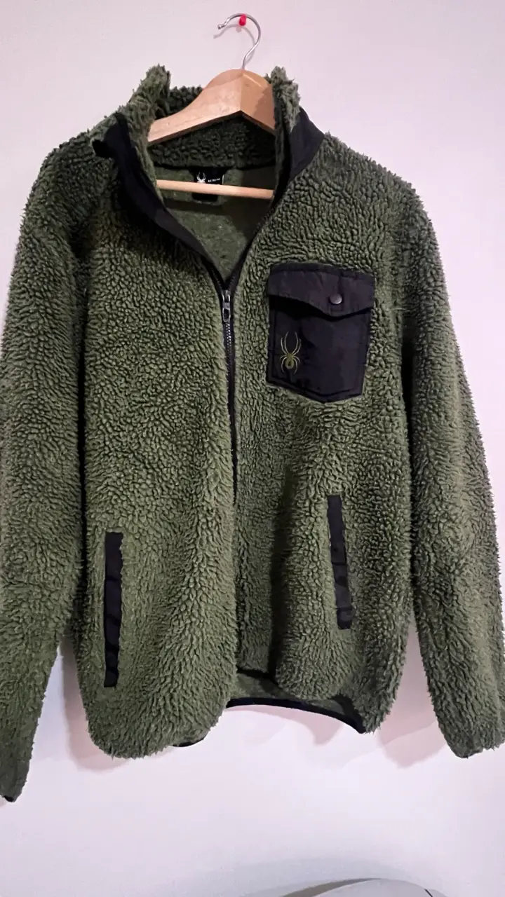 Chaqueta polar verde Spider - 1