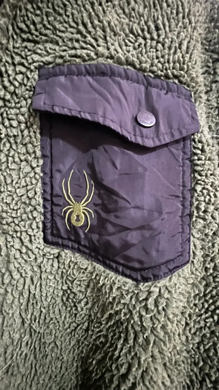 Chaqueta polar verde Spider - 2