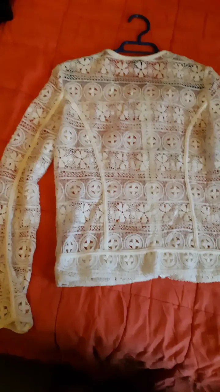 Chaqueta de encaje blanca - 2
