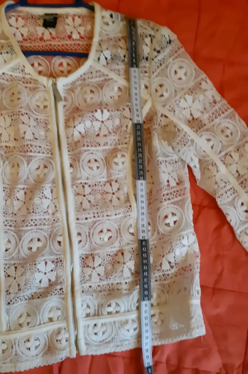 Chaqueta de encaje blanca - 6