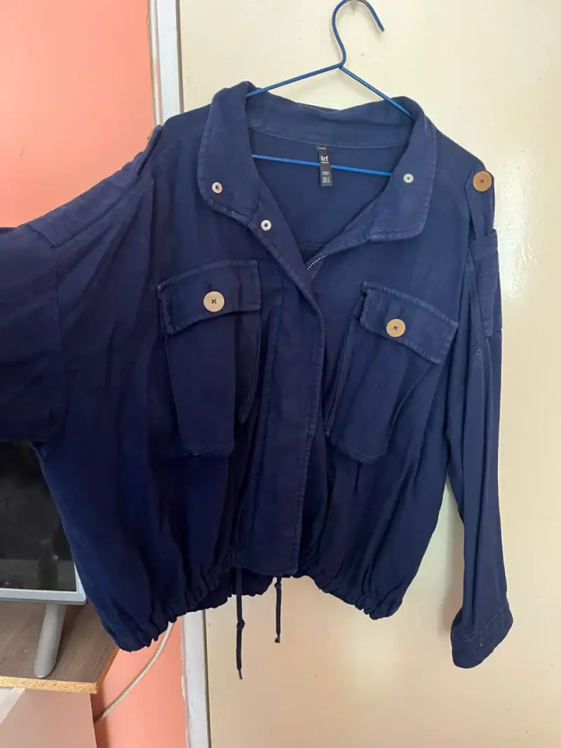 Chaqueta Zara mujer azul - 4