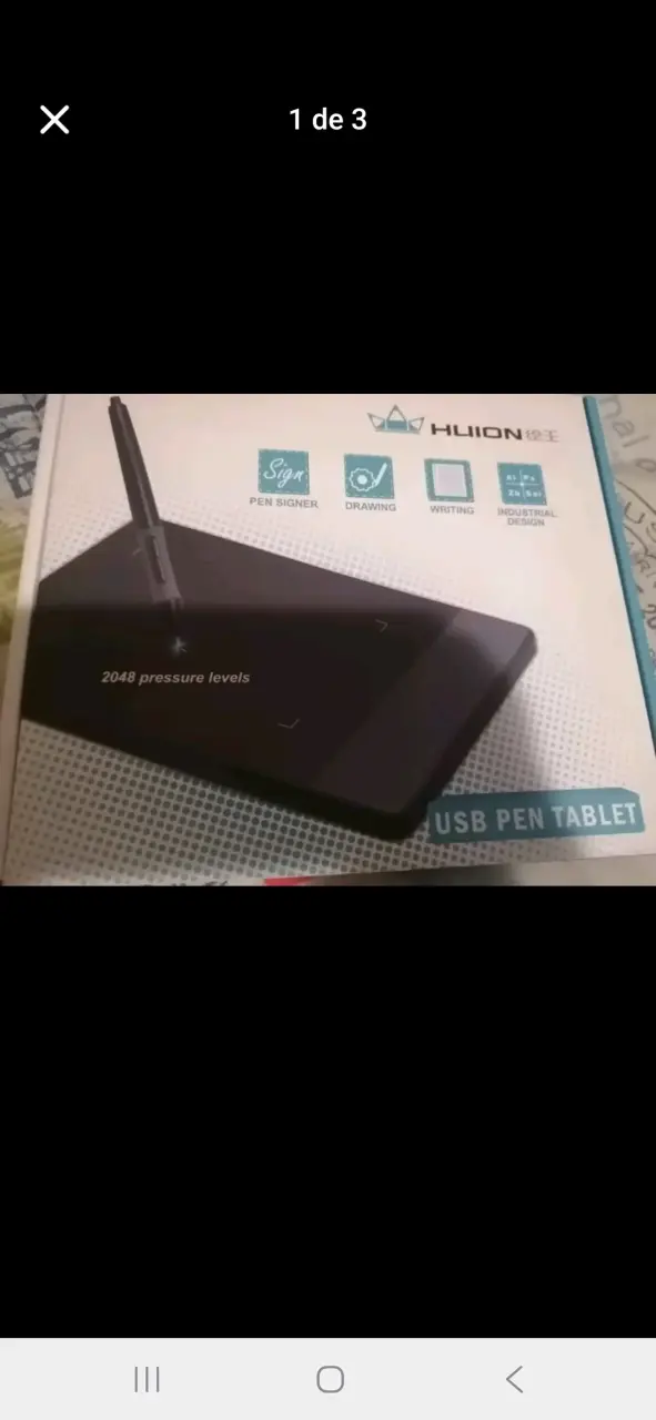 Tablet gráfica Huion con lápiz - 1