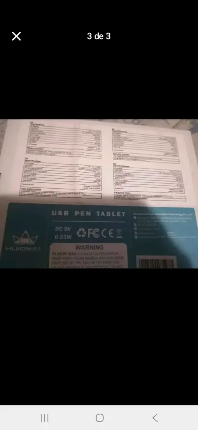 Tablet gráfica Huion con lápiz - miniatura 3