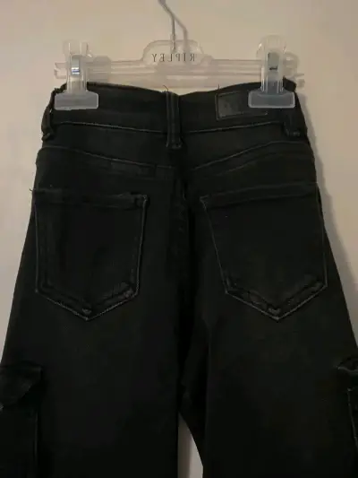 Jeans cargo negro de niña X&D-K Fashion - miniatura 3