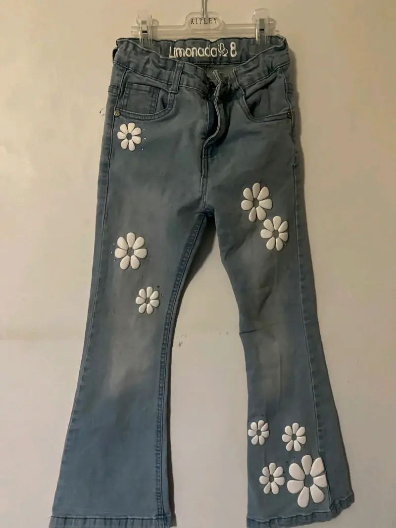 Jeans con flores Limonada - 2