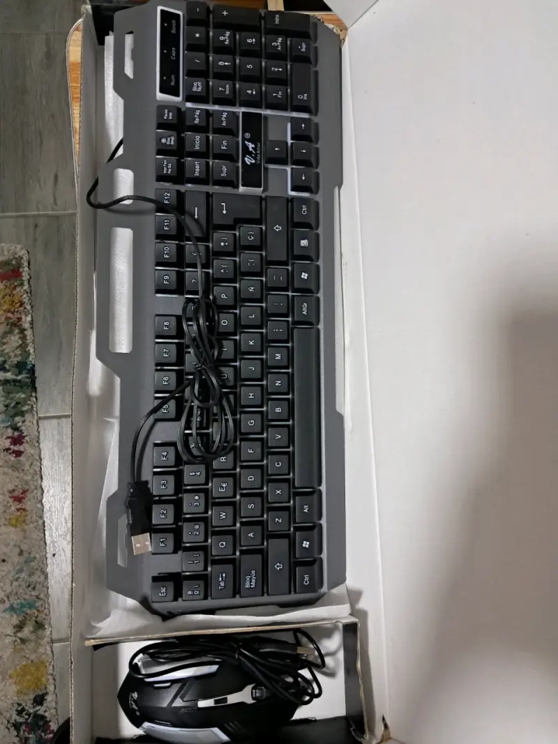 Teclado y ratón USB - 1