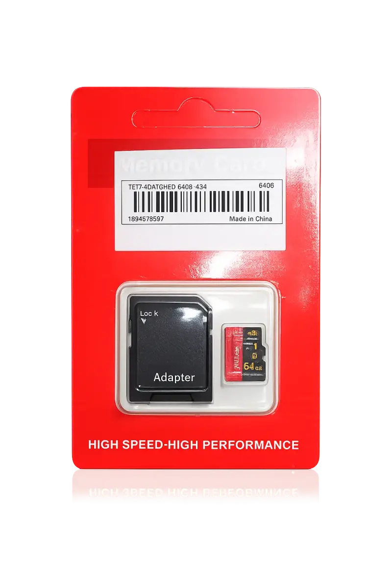 Tarjeta de memoria 64GB con adaptador