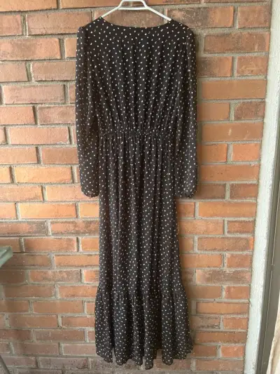 Vestido negro boho - miniatura 2