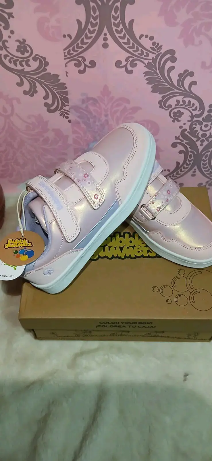 Zapatillas rosadas para niña - 2