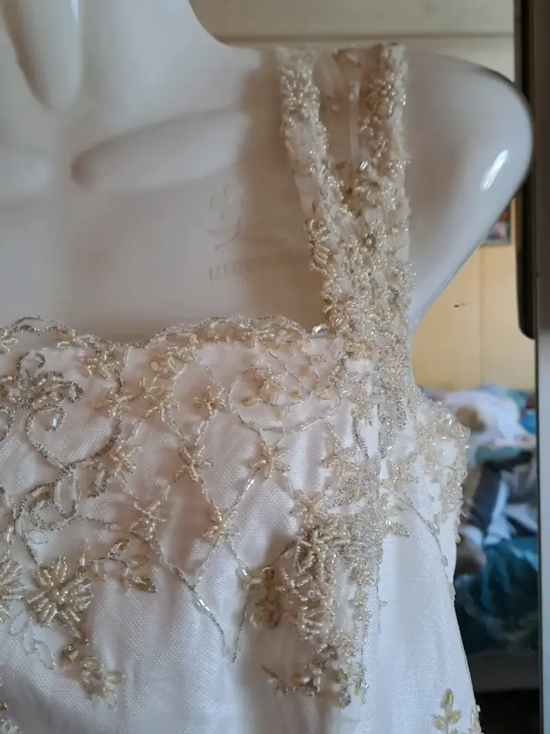 Vestido de novia bordado - 3