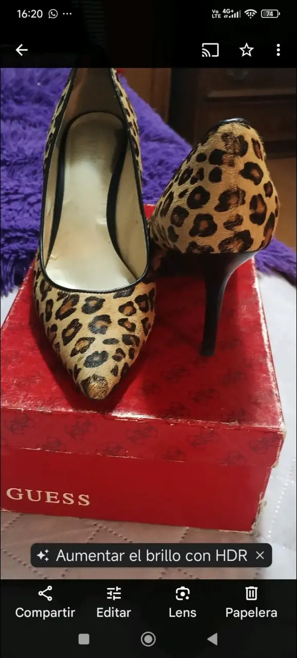 Tacones animal print Guess - 1