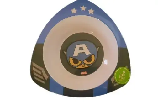 Plato infantil Capitán América