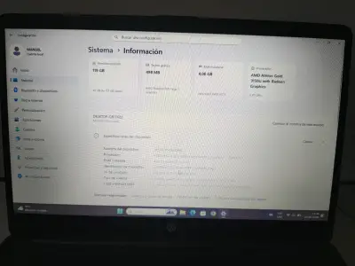 Laptop HP negra en buen estado - miniatura 2
