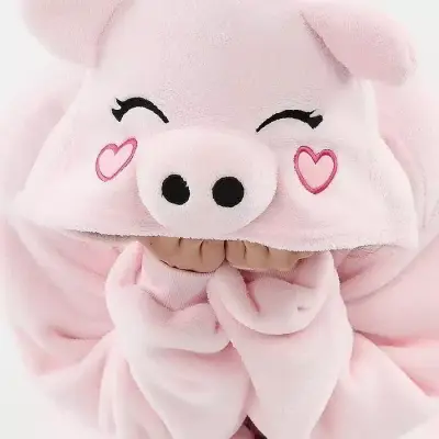 Pijama enterito rosado cerdito - miniatura 2