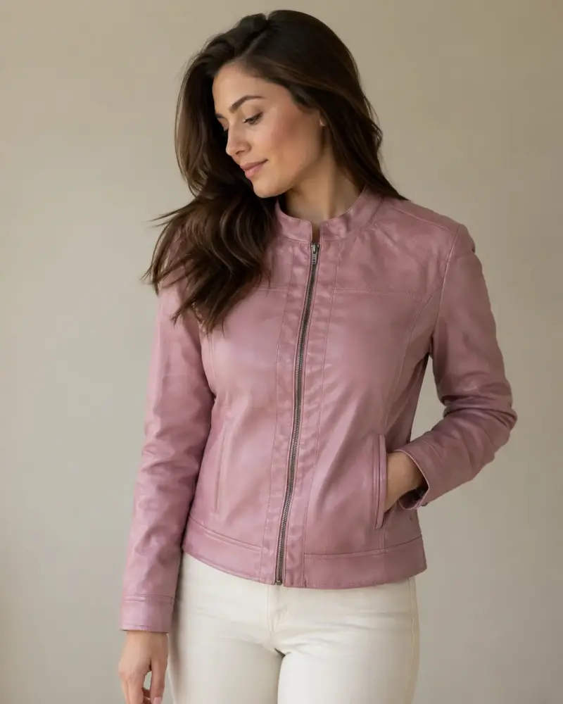 Chaqueta rosa de mujer - 2