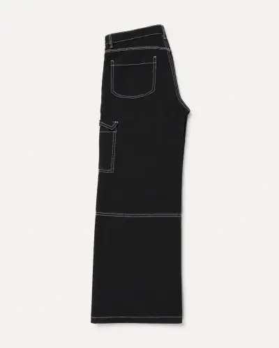 Pantalones hym cargo negros talla 36 - miniatura 3