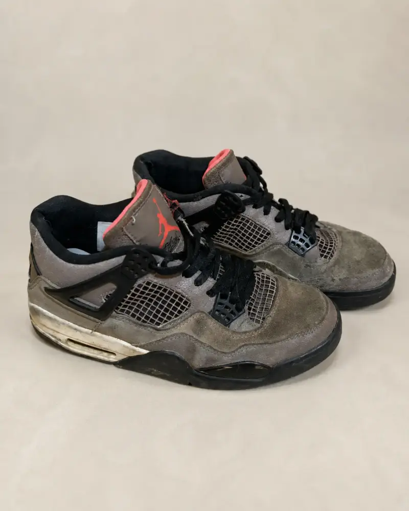 Zapatillas Air Jordan 4 Retro deportivas grises - 2