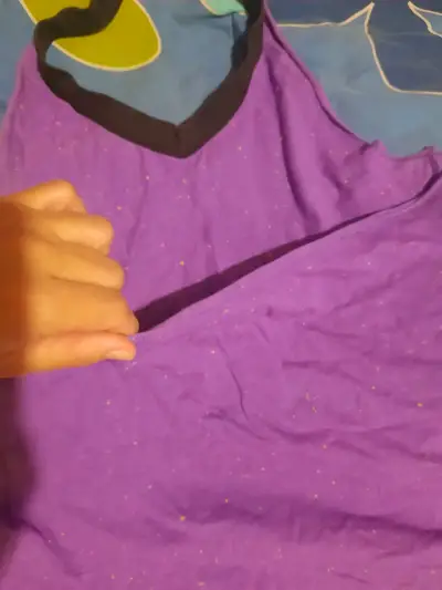Top morado Zumba cuello halter - miniatura 2