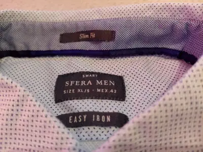 Camisa hombre azul claro - miniatura 2