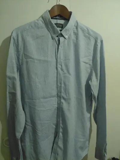 Camisa hombre azul claro - miniatura 3