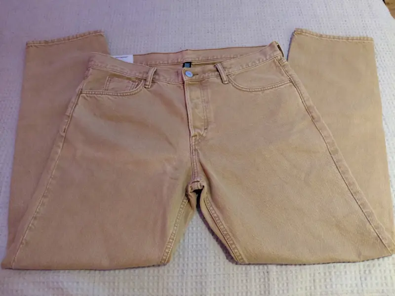 Jeans beige para hombre - 1