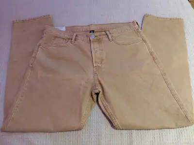 Jeans beige para hombre - miniatura 1