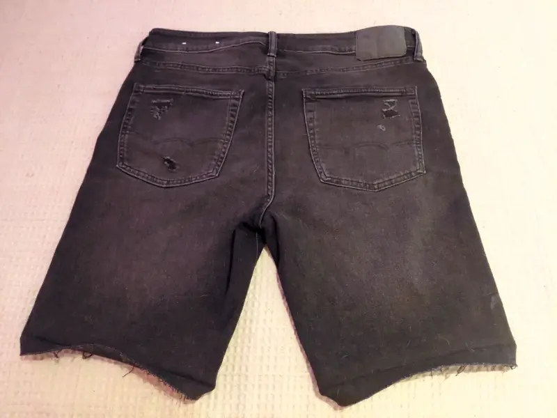 Shorts de mezclilla rasgados - 3