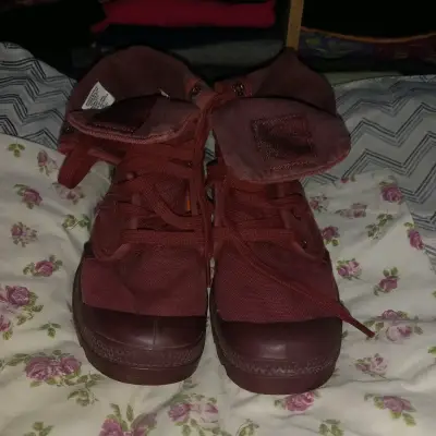 Botines rojos de lona - miniatura 2